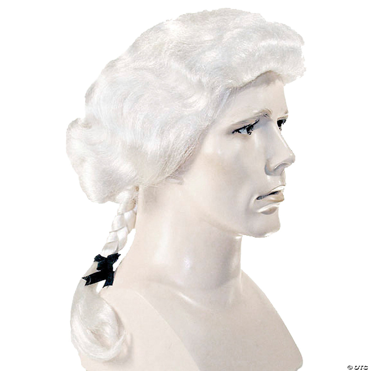 Adults White George Washington Wig