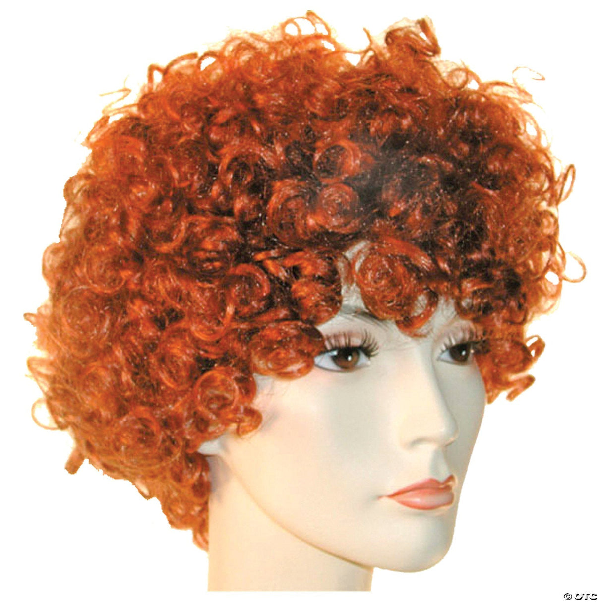 Adults Red Annie Discount Wig Curly Short Costume Theatre Cosplay Women