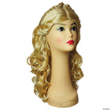 Cindy Braid and Curls Wig Platinum Blonde Long Costume Theatre Cosplay