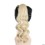 Ponytail Comb Wig Flame Red Long Curly Costume Theatre Cosplay Adult Women