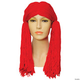 Rag Doll Wig Red Long Yarn Costume Halloween Cosplay Theatre Adult Women