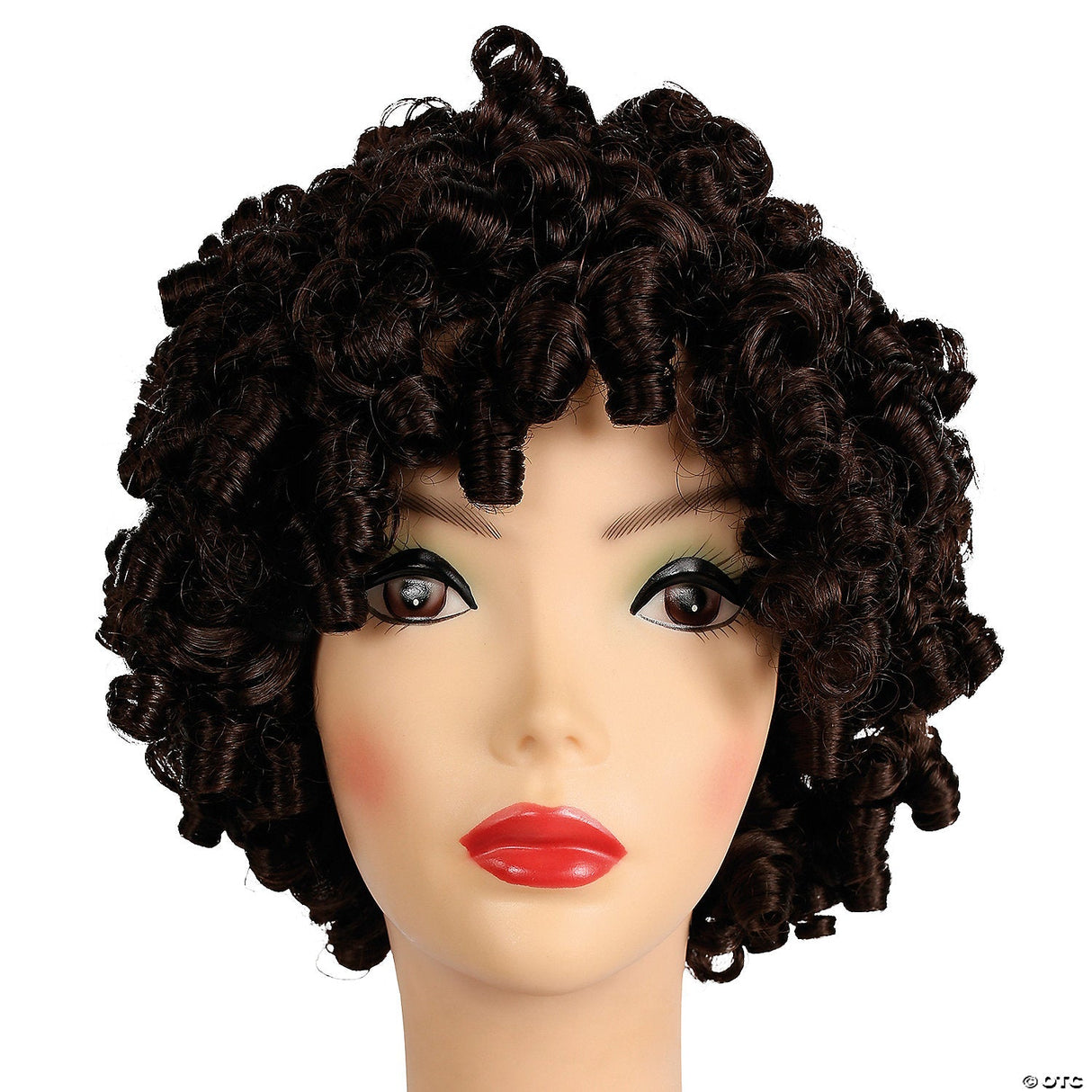 Adult Spring Curl Wig Red Short Curly Costume Cosplay Theatre Women Hair