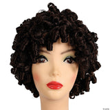Adult Spring Curl Wig Red Short Curly Costume Cosplay Theatre Women Hair
