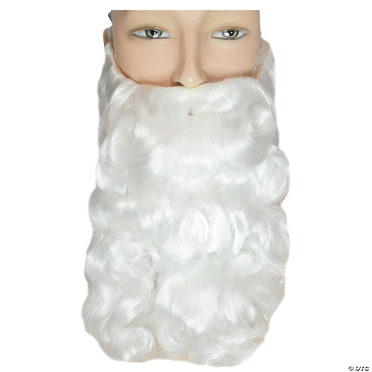 Santa Beard White Curly Long Christmas Costume Accessory Theatre Adult Cosplay
