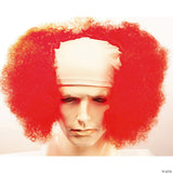 BALD CURLY CLOWN WIG-ORANGE