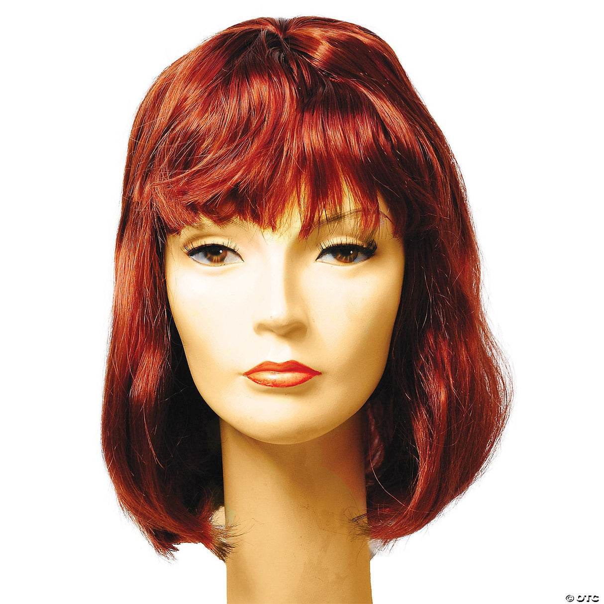 Adult Beehive Spitcurl Wig Retro Red Costume Women Theatre Cosplay Halloween