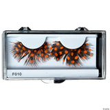 EYELASHES FEATHER ORANGE