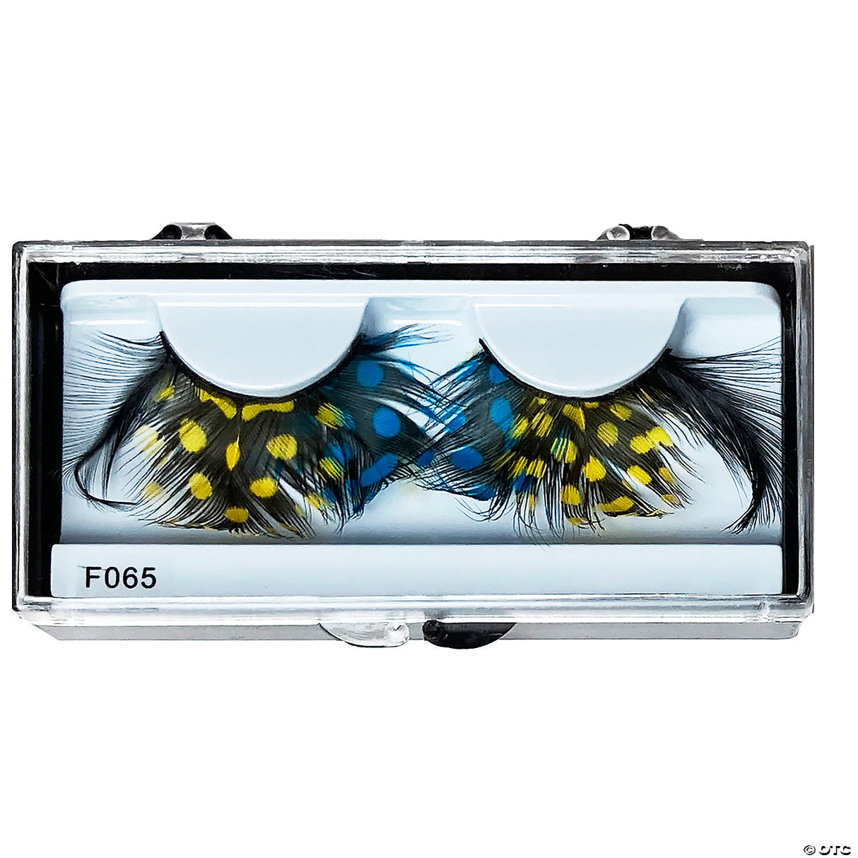 EYELASHES FEATHER ORANGE