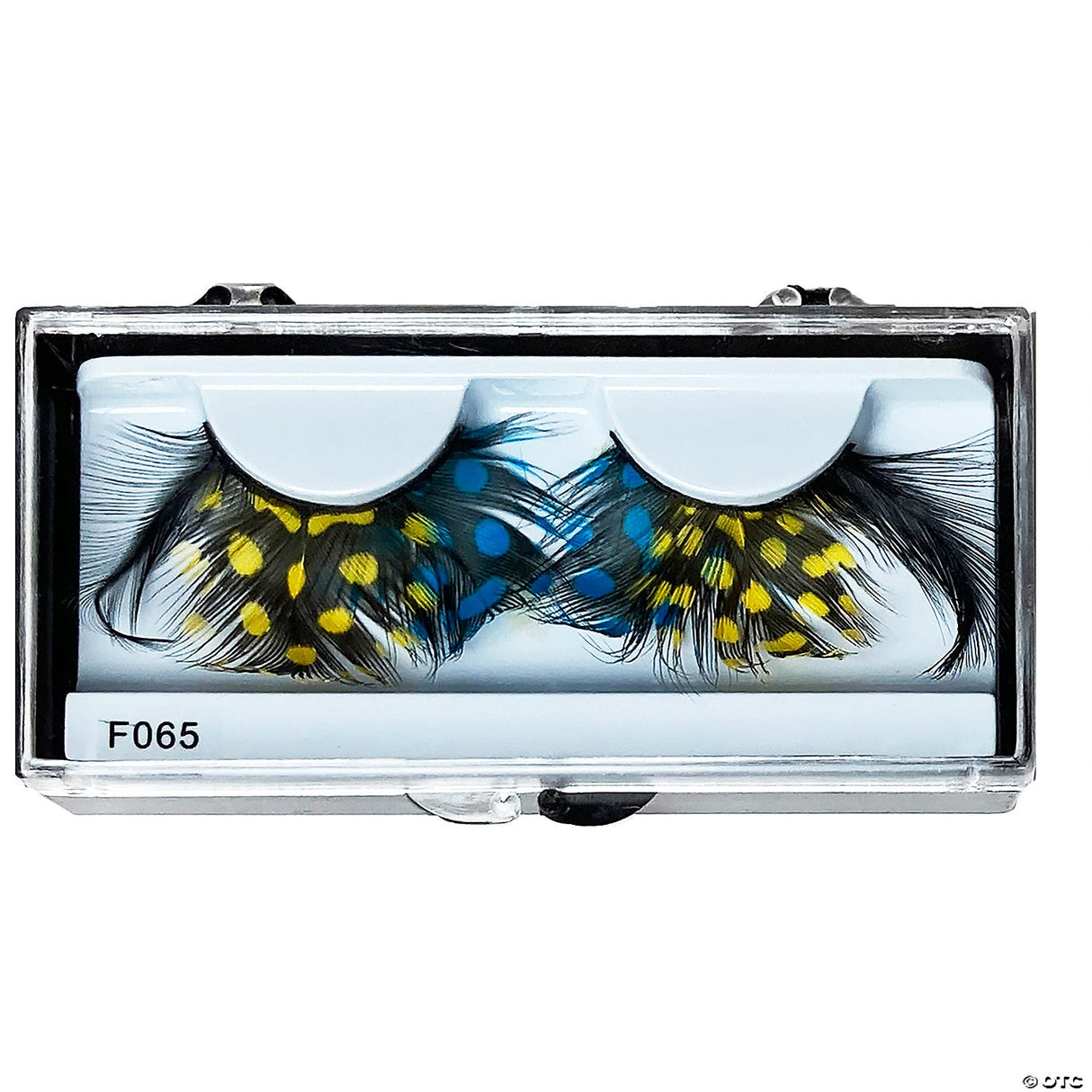 EYELASHES FEATHER ORANGE