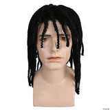 Adults Black Dreadlock Wig Costume Rasta Jamaican Bob Marley Halloween Hair