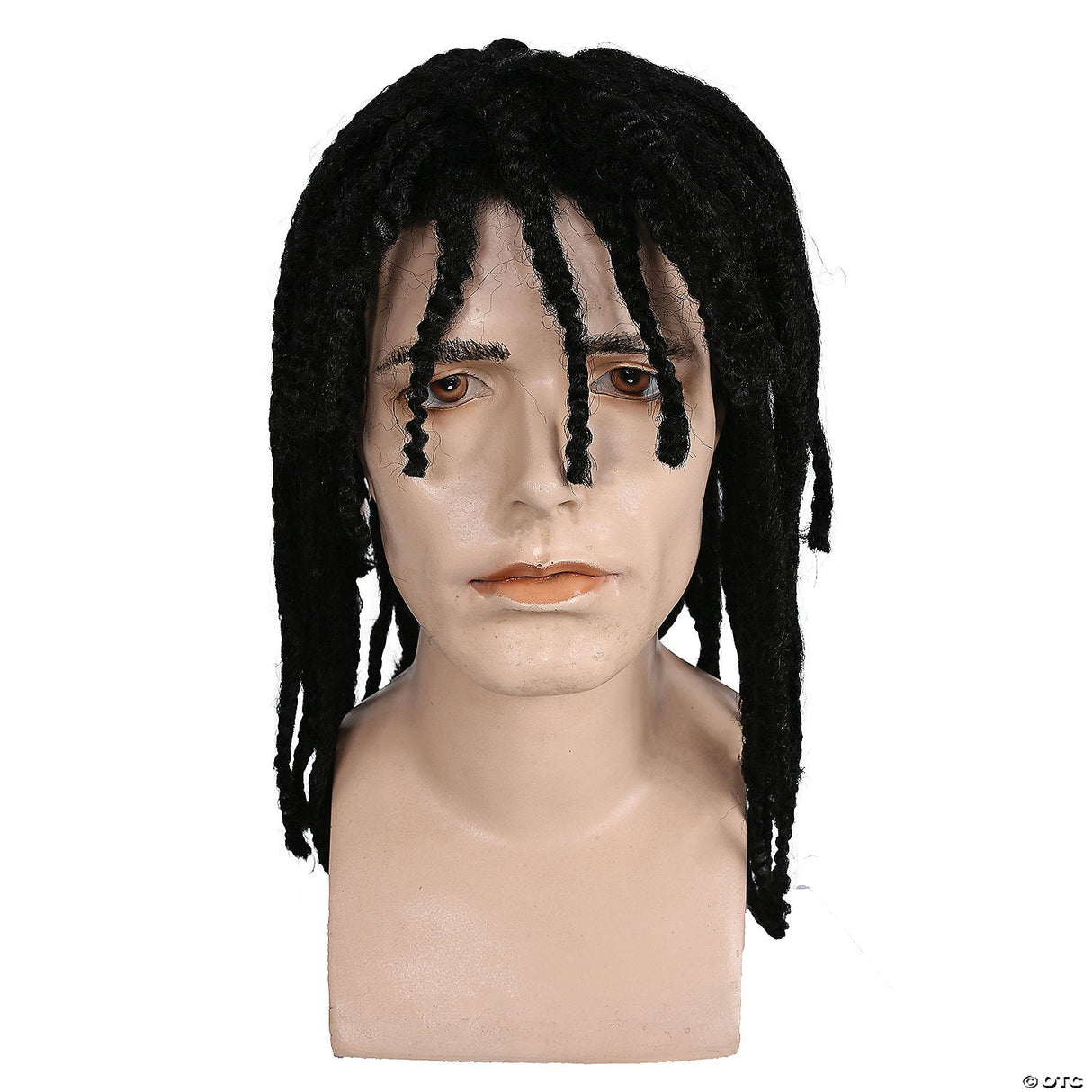 Adults Black Dreadlock Wig Costume Rasta Jamaican Bob Marley Halloween Hair