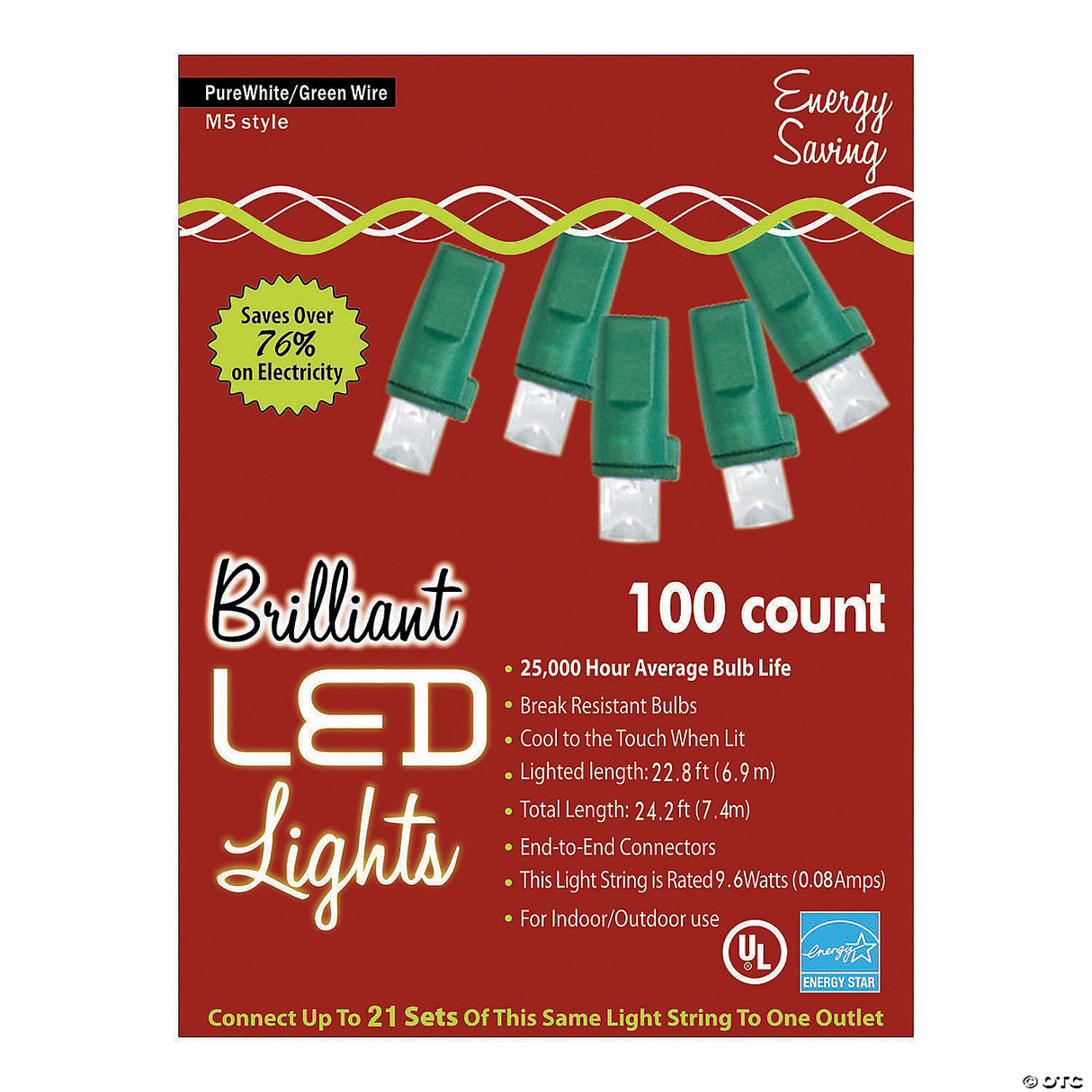 HOLIDAY LIGHTS 100L M5 WRM WT