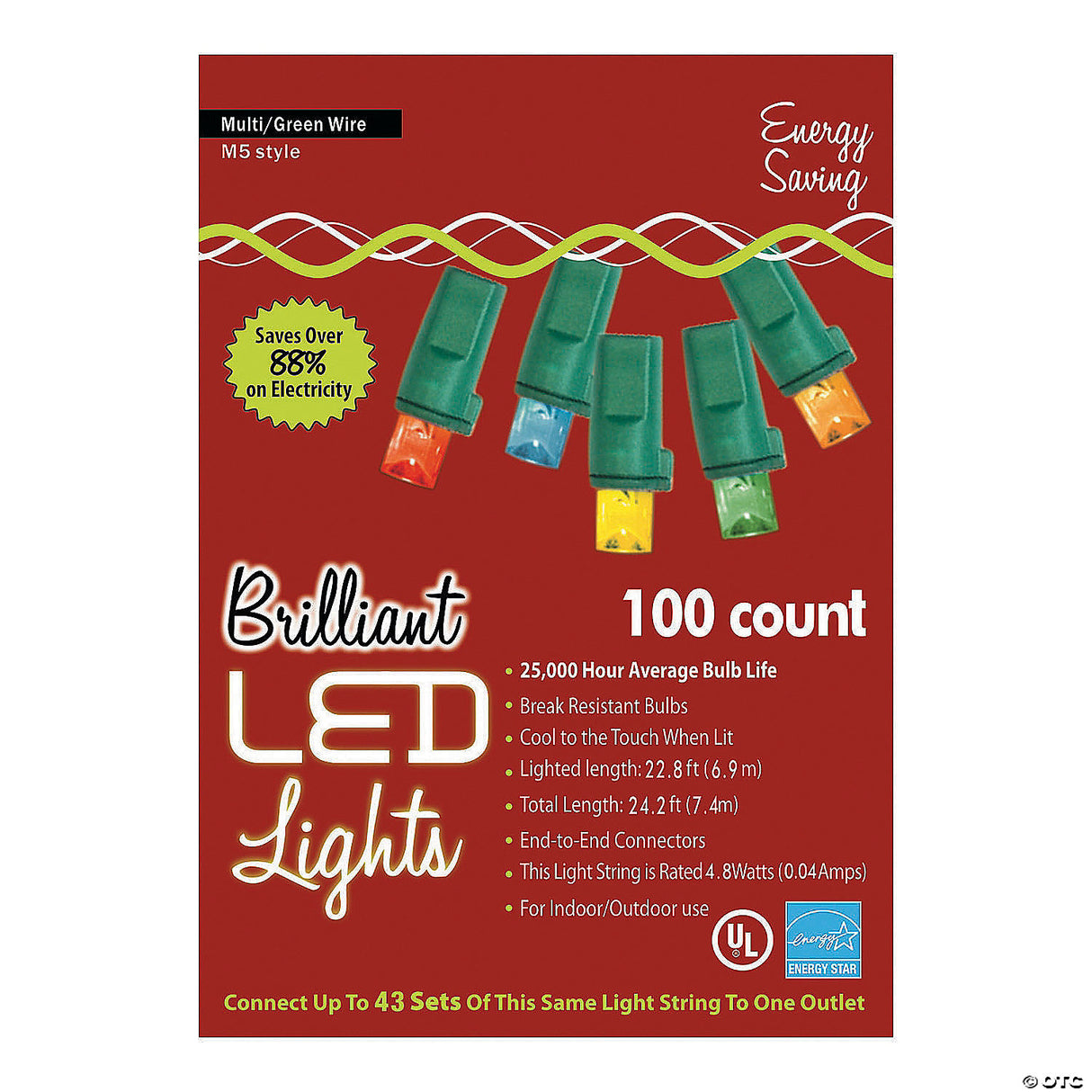 HOLIDAY LIGHTS 100L M5 WRM WT