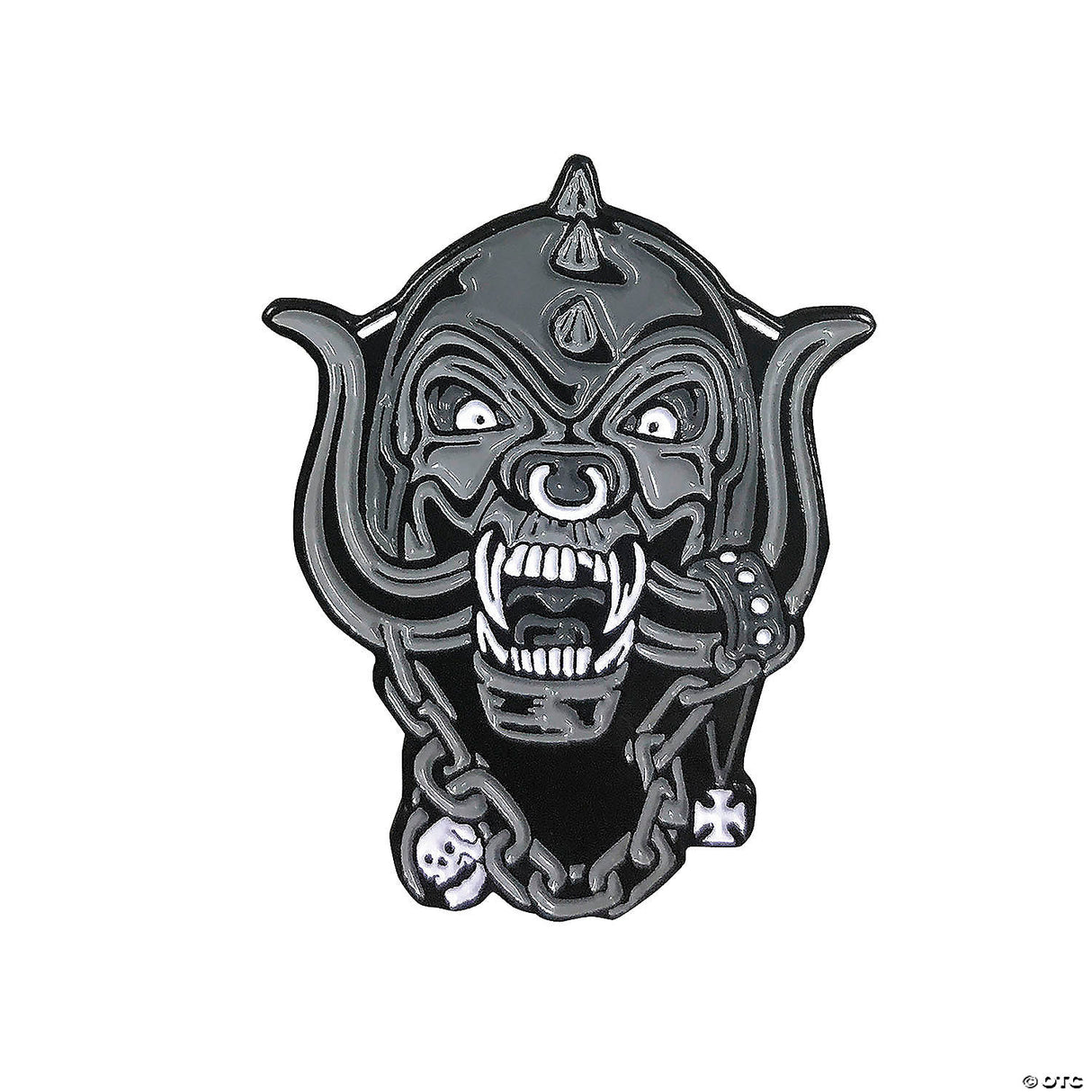 1 1/2" Motörhead Warpig Monster Face Enamel Pin