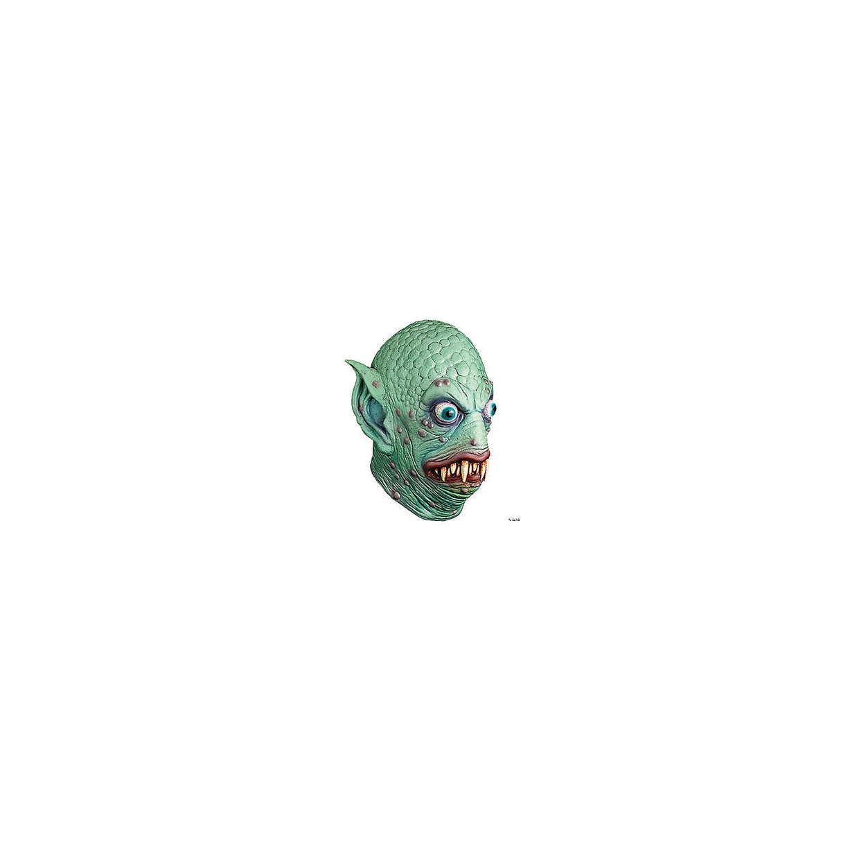 Adults Collier Wilmes’ Green Beach Goon Latex Mask – Creepy Halloween Costume Pr