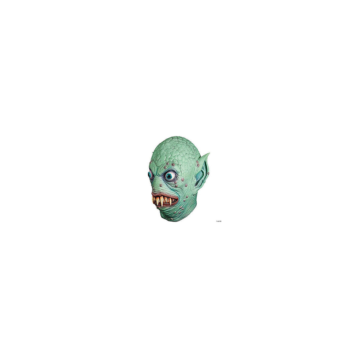 Adults Collier Wilmes’ Green Beach Goon Latex Mask – Creepy Halloween Costume Pr