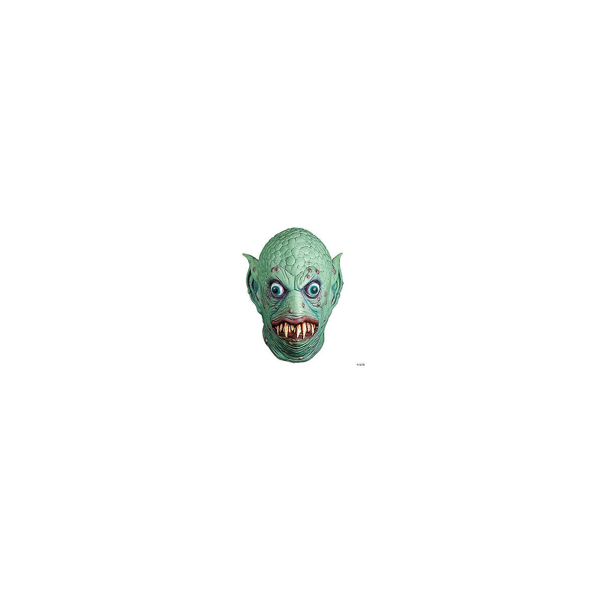 Adults Collier Wilmes’ Green Beach Goon Latex Mask – Creepy Halloween Costume Pr