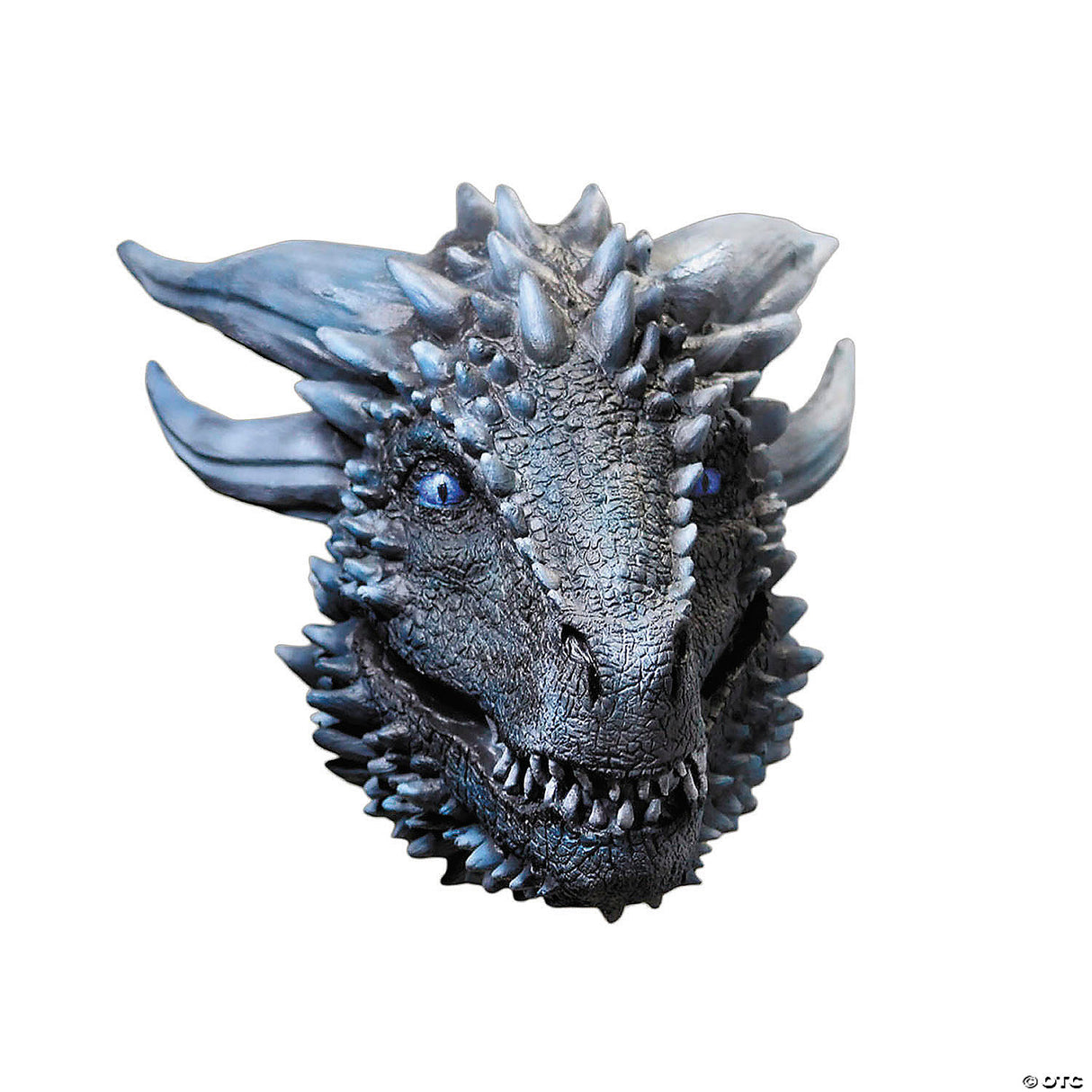 Game Of Thrones™ White Walker Dragon Overhead Latex Mask - One Size