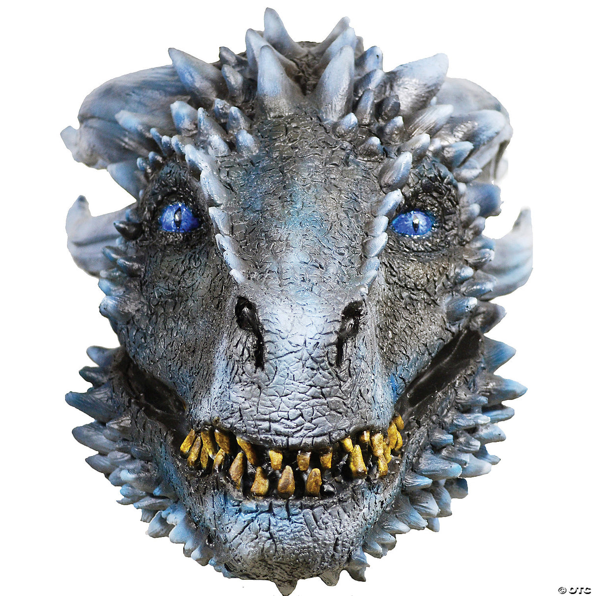 Game Of Thrones™ White Walker Dragon Overhead Latex Mask - One Size