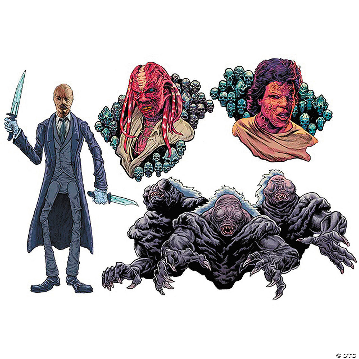 4 Pc. Clive Barker’s Nightbreed Collection 1 Wall Decorations