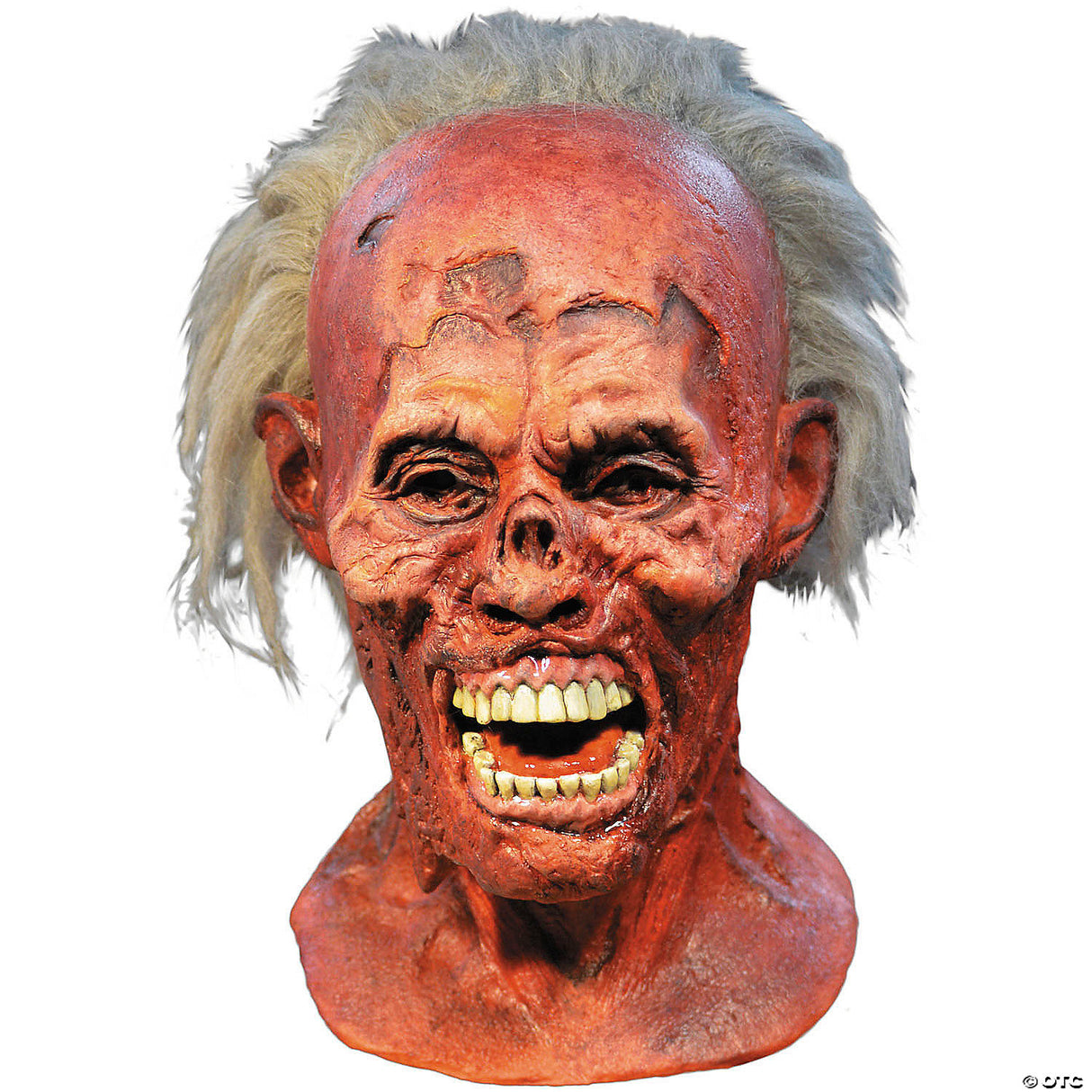 Adults The Walking Dead™ Eyeless Walker Overhead Latex Mask - One Size