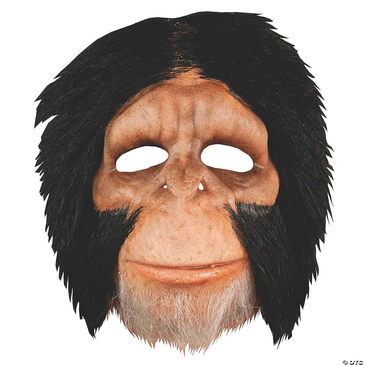 Adults Chimpanzee Face Latex Half Mask -  One Size