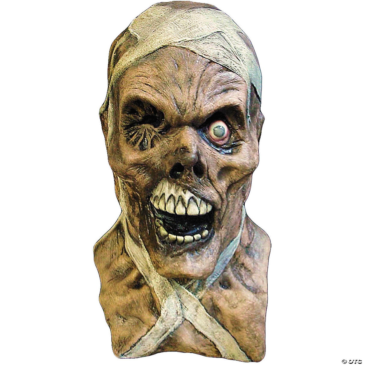 Trick Or Treat Studios Classic Mummy Overhead Latex Sculpted Mask