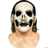 Ghost Papa Iv Overhead Latex Mask With Hair - One Size