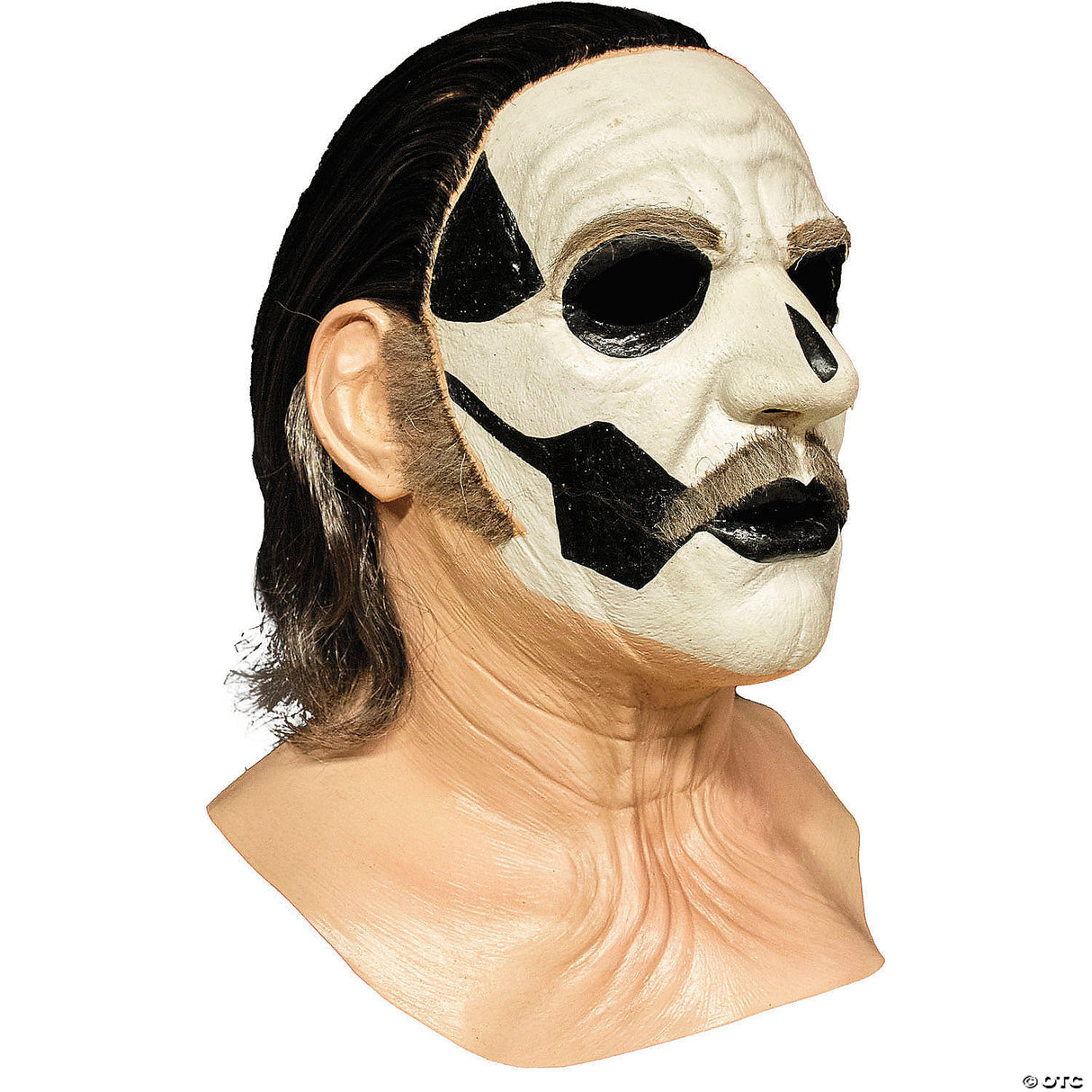 Ghost Papa Iv Overhead Latex Mask With Hair - One Size