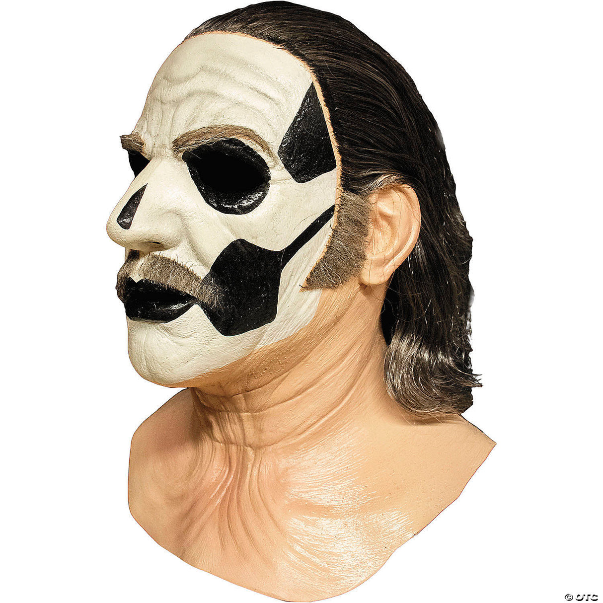 Ghost Papa Iv Overhead Latex Mask With Hair - One Size