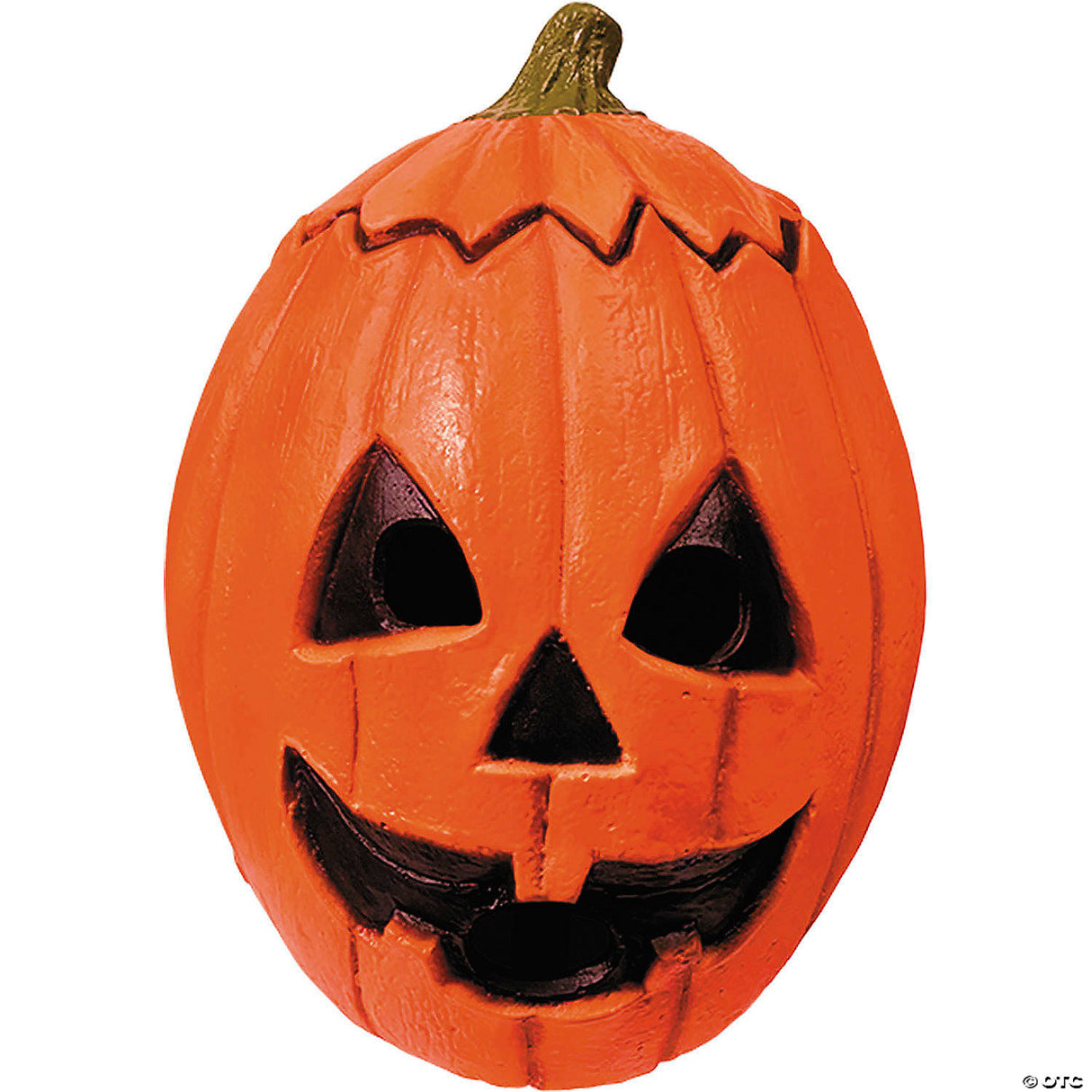 Pumpkin Mask Jack-O-Lantern Orange Halloween Adult Costume Party Prop