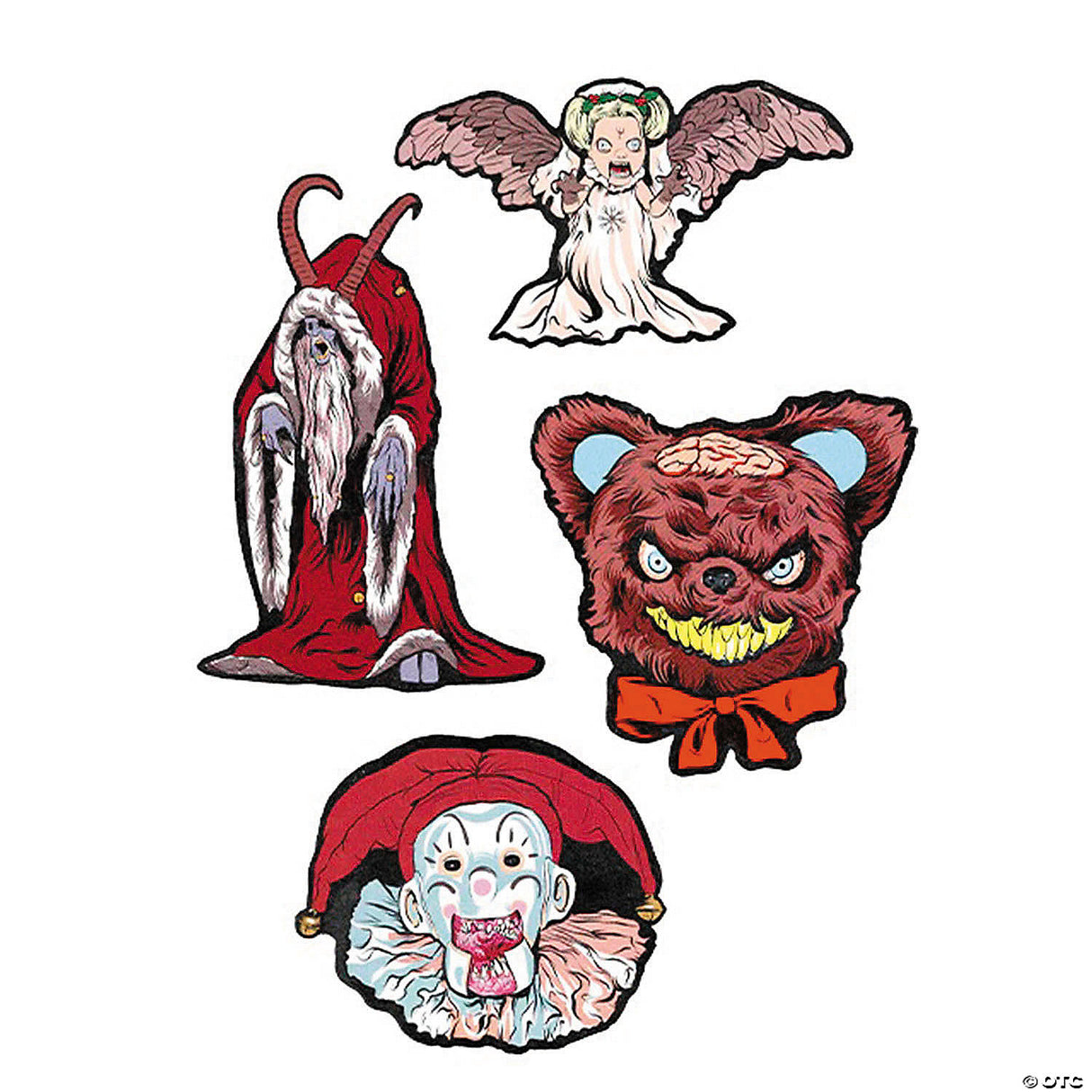 4 Pc. Krampus™ Cutout Wall Decoration Collection - Series 1