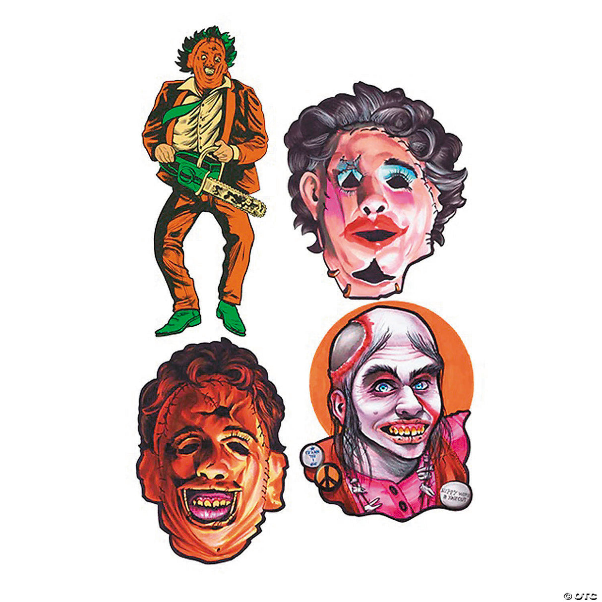 4 Pc. The Texas Chainsaw Massacre™ Cutout Wall Decorations - Series 1