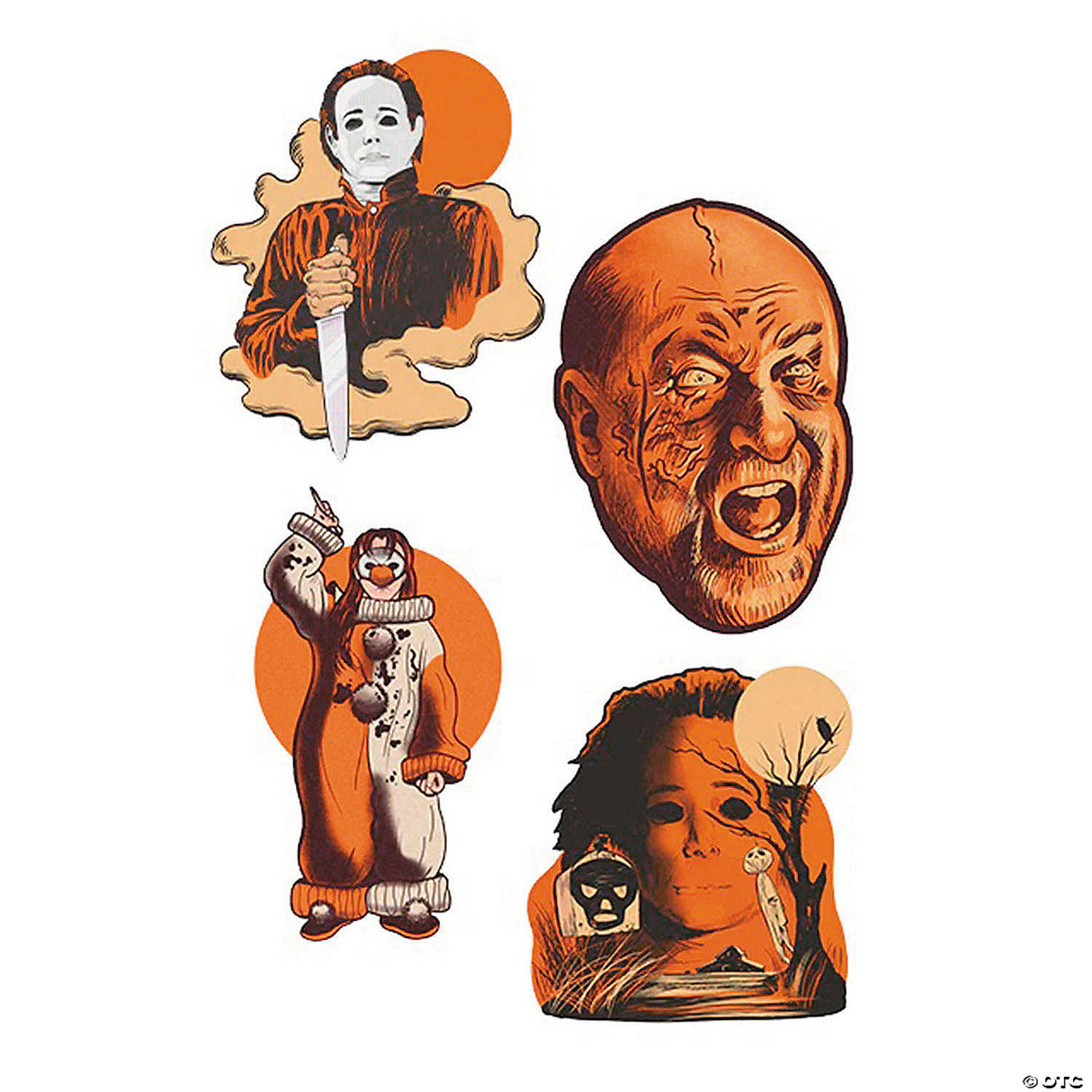 4 Pc. Halloween 4: The Return Of Michael Myers™ Cutout Wall Decorations - Series 1