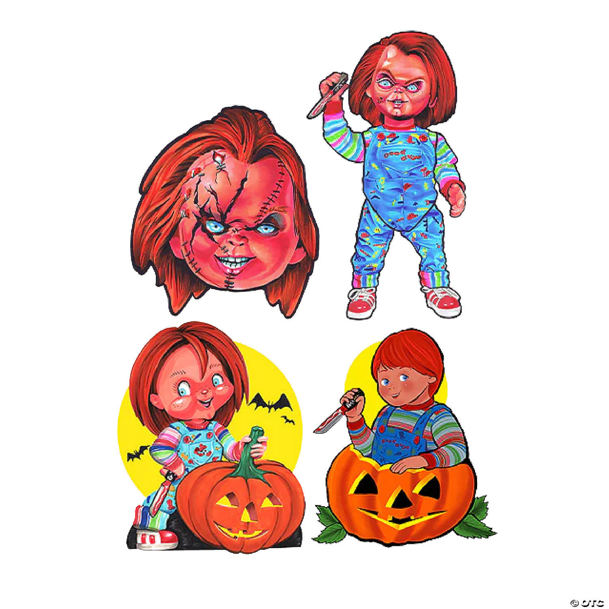 Child’s Play™ Chucky Cutouts Wall Decoration Set - Series 1