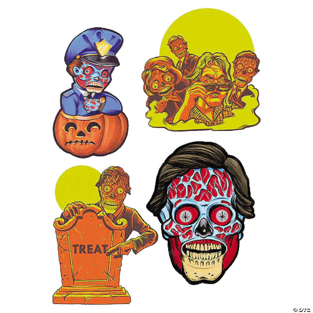 They Live Collection Halloween Wall Decoration Cutouts - Series 1