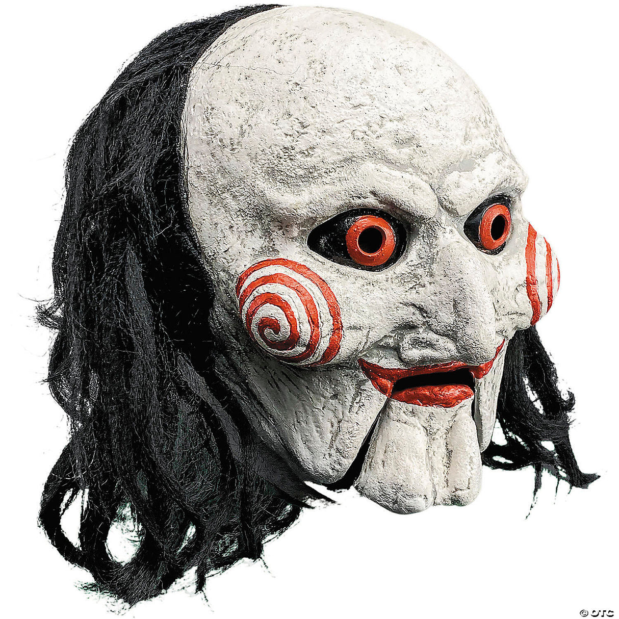 Saw™ Billy The Puppet Mask w/ Moving Mouth – Scary Halloween Cosplay Accessory