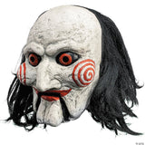 Saw™ Billy The Puppet Mask w/ Moving Mouth – Scary Halloween Cosplay Accessory