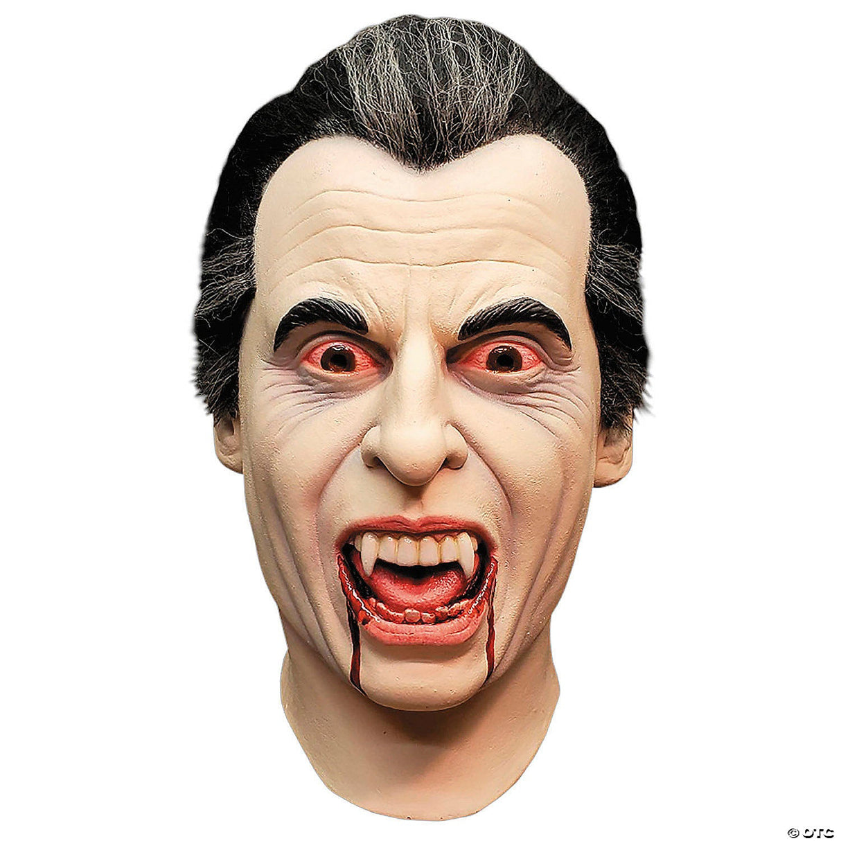 Adults Hammer Horror Dracula Overhead Latex Mask - One Size