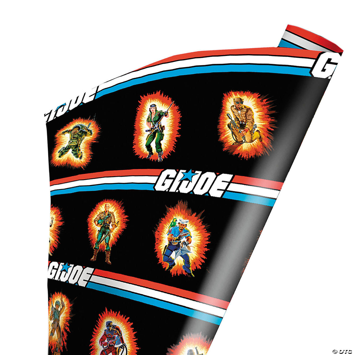 96" X 30" Wrapped In Terror G.i. Joe Heroes Wrapping Paper