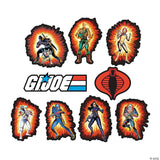 10" G.i. Joe™ Characters & Logo 8-piece Wall Decoration Set - Halloween Decorati