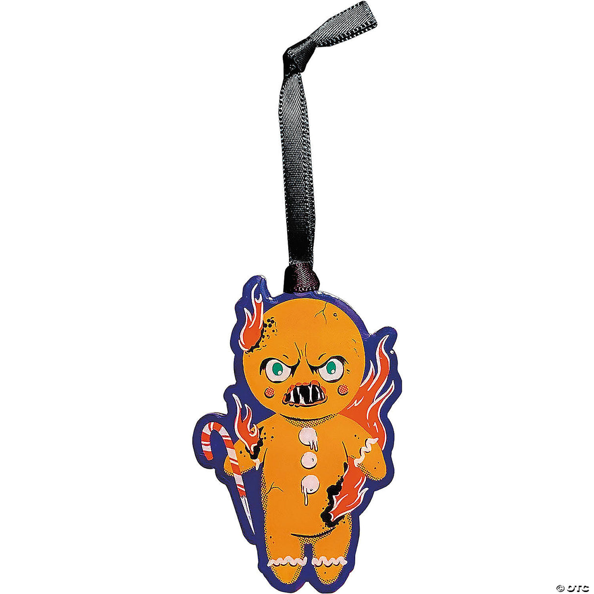 3" Holiday Horrors Krampus™ Gingerbread Metal Ornament