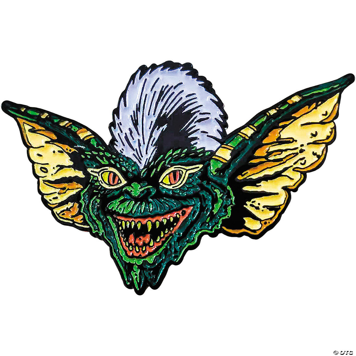 1 3/4" Gremlins™ Evil Stripe Monster Face Full-color Enamel Pin