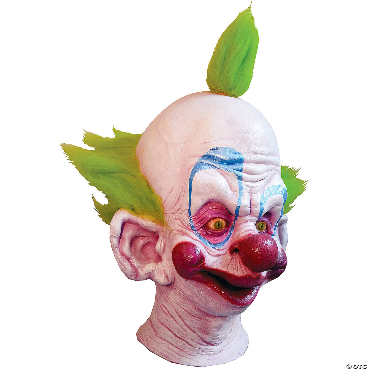 Adults Killer Klowns From Outer Space Shorty Overhead Latex Mask With Hair - One Size