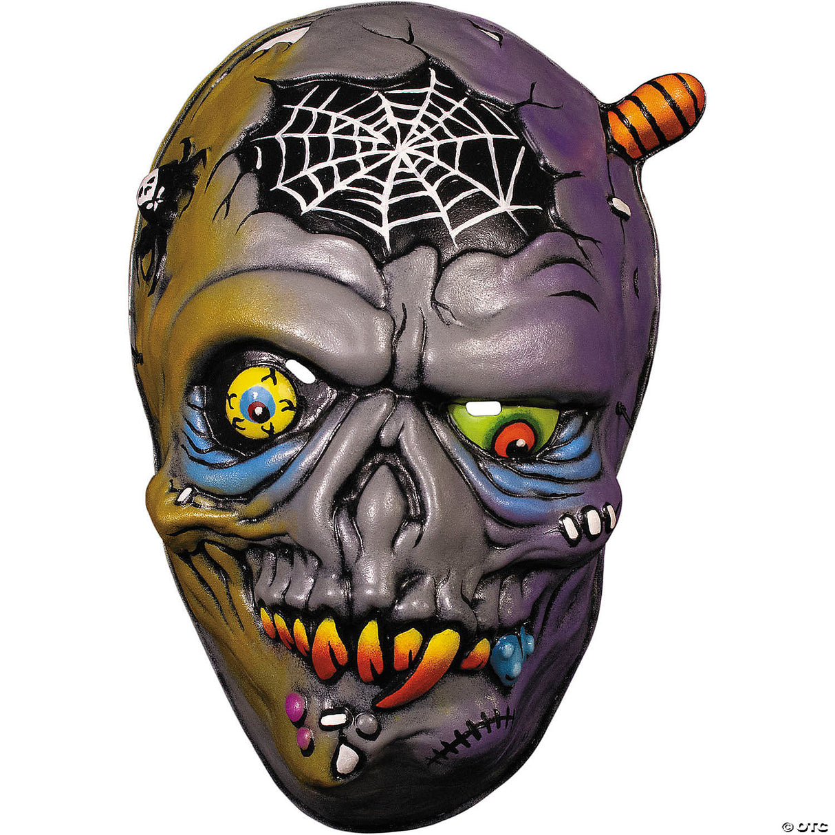 Toxictoons™ Infestation Monster Plastic Molded Mask - One Size