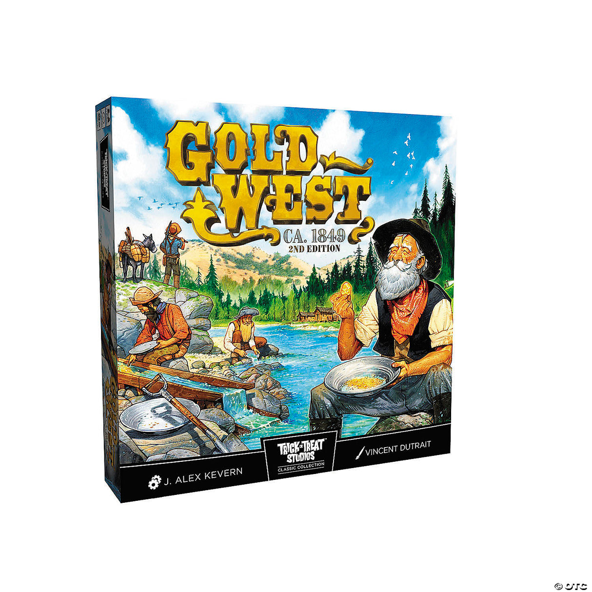 Trick Or Treat Studios Gold West Wild West-themed Board Game For 2 To 4 Players