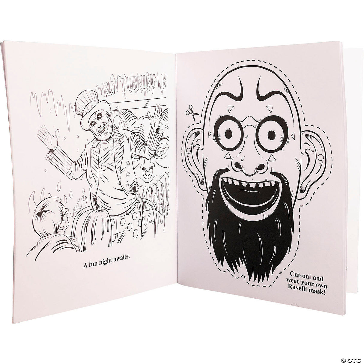 House Of 1000 Corpses™ Adult Coloring Book – Horror Movie Collectible Activity