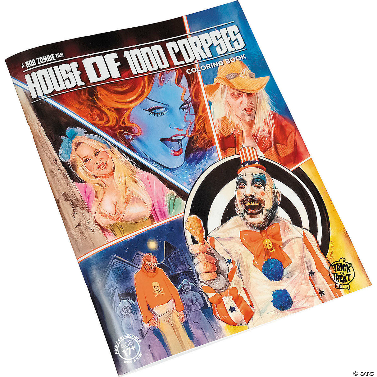 House Of 1000 Corpses™ Adult Coloring Book – Horror Movie Collectible Activity