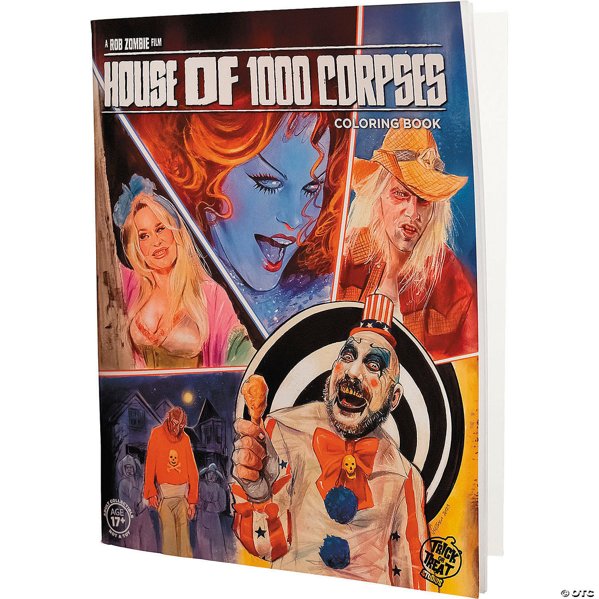 House Of 1000 Corpses™ Adult Coloring Book – Horror Movie Collectible Activity