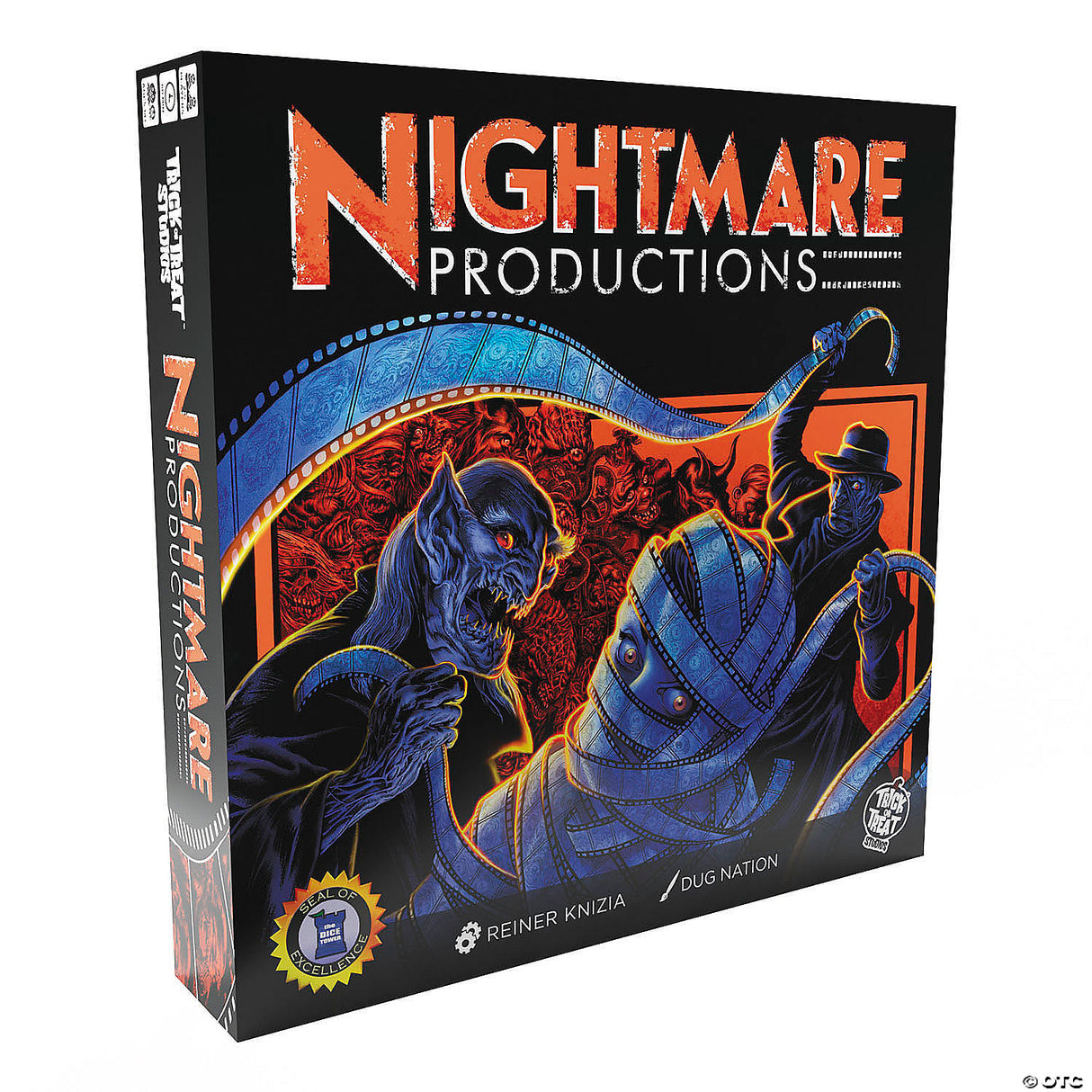 Reiner Knizia Nightmare Productions Board Game For 2-5 Players